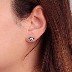 ARO1078 AROS PASANTES PLATA 925 - Espíritu Joyas Mayorista