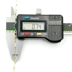 CLO096 CADENA PLATA 925 FORCET RECTANGULO LINEA ITALY - comprar online