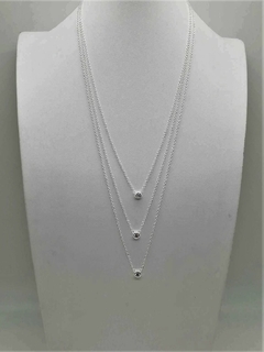 DJ591 TRIPLE COLLAR PLATA 925 en internet