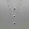 DJ591 TRIPLE COLLAR PLATA 925