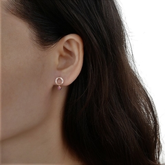 Imagen de ARO1167 AROS PASANTES PLATA 925