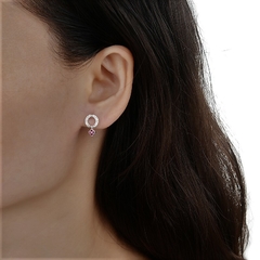 ARO1167 AROS PASANTES PLATA 925 - Espíritu Joyas Mayorista