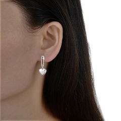 ARO1194 AROS PASANTES PLATA 925 - Espíritu Joyas Mayorista