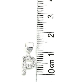 DJ271 INICIAL PLATA 925 - Espíritu Joyas Mayorista