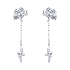 ARO684 AROS HUGGIES PLATA 925 - tienda online