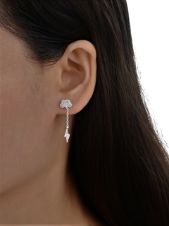 Imagen de ARO684 AROS HUGGIES PLATA 925