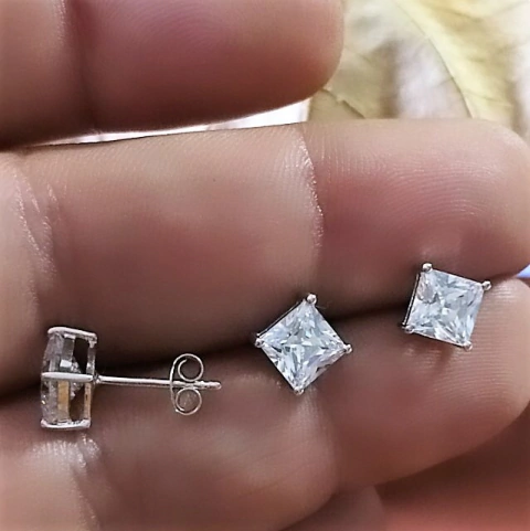 ARO374 AROS PASANTES PLATA 925 RODINADOS CUBIC CALIDAD AAA