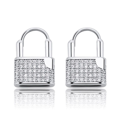 ARO256 AROS HUGGIES PLATA 925 RODINADOS - tienda online