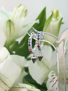 ARO899 AROS HUGGIES PLATA 925 - comprar online