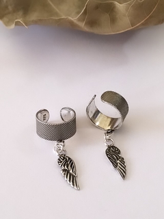 ARO425 CUFF FEATHER PLATA 925 BALI LINEA LIVIANA PRECIO X UNIDAD