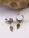 ARO426 CUFF FEATHER PLATA 925 BALI LINEA LIVIANA VENTA X UNIDAD