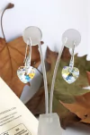 AR0242 - Aros Plata 925 Rodinados Cubic y Cristal Heart-6228