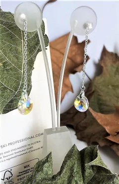 AR0234 - Aros Colgante Plata 925 y Cristal XILION PEAR 6128 - comprar online