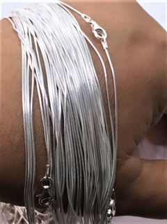 CL0014 - CADENA PLATA 925 ITALY - Espíritu Joyas Mayorista