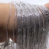 CL0062 - CADENA PLATA 925 RODINADA LINE OXE DIAMANTADA