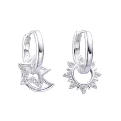 ARO2119 HUGGIES PLATA 925 - comprar online