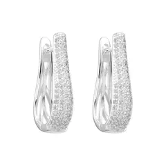 Imagen de ARO2380 AROS HUGGIES PLATA 925