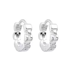 ARO2384 AROS HUGGIES PLATA 925 - Espíritu Joyas Mayorista