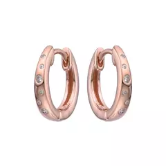 ARO2395 AROS HUGGIES PLATA 925 - Espíritu Joyas Mayorista