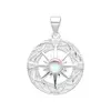 DJ948 DIJE BRUJULA SOL PLATA 925 - comprar online