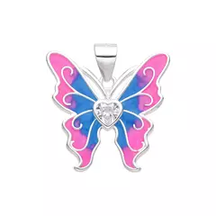 DJ957 DIJE MARIPÒSA PLATA 925 - comprar online