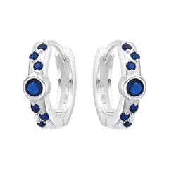 ARO2441 AROS HUGGIES PLATA 925 - Espíritu Joyas Mayorista