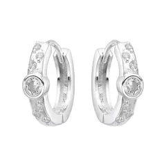 Imagen de ARO2441 AROS HUGGIES PLATA 925