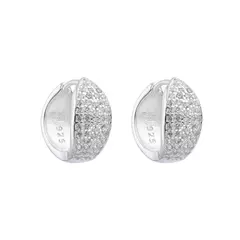 ARO2460 AROS HUGGIES PLATA 925 - Espíritu Joyas Mayorista
