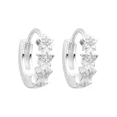 ARO2555 HUGGIES PLATA 925 - comprar online