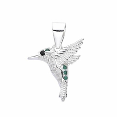 DJ895 DIJE COLIBRI PLATA 925 - comprar online