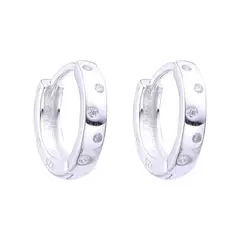 ARO2560 HUGGIES PLATA 925 - comprar online
