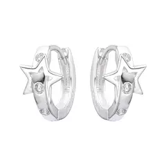 ARO2477 AROS HUGGIES PLATA 925 - Espíritu Joyas Mayorista
