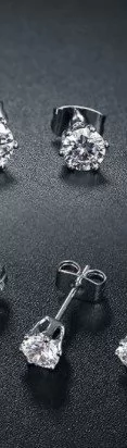 AR0170 - AROS PASANTE PLATA 925 RODINADO CUBIC - Espíritu Joyas Mayorista