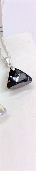 DJ0102 - DIJE PLATA 925 CRISTAL TRIANGLE 6628 - tienda online
