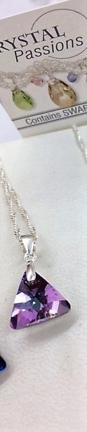 DJ0102 - DIJE PLATA 925 CRISTAL TRIANGLE 6628 en internet