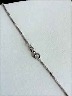CL0063 - CADENA PLATA 925 RODINADO LINEA BOX VENECIANA - comprar online