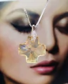 DJ0110 - DIJE PLATA 925 CON CRISTAL CROSS