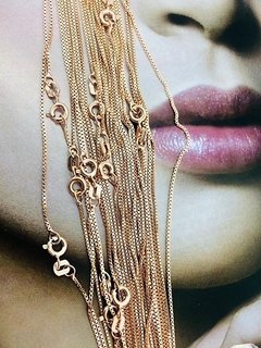 CL0052 - CADENA PLATA 925 RODINADO ROSE - comprar online