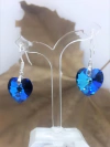 ARO519 AROS COLGANTES CIERRE GANCHO HIPS PLATA 925 CRISTAL HEART