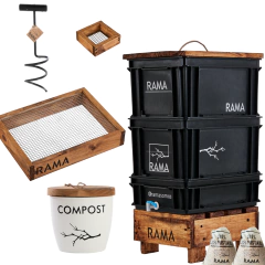 Combo Compostera Rama 40L + Accesorios