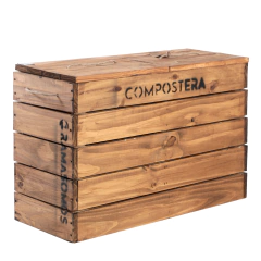 Imagen de Compostera Garden – 100L de Madera + Aireador + Bio Tacho