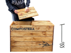 Compostera GARDEN + aireador + taller - comprar online