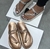 Sandália Bubu Store Feminina Papete Birken Flat Trança Glow na internet