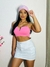 Cropped Top Blusinha Feminina Alcinha Neoprene Sal e Pimenta - Atelie Charmosinha