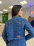 Jaqueta Jeans Feminina, Destroyd, Colorida, Sal e Pimenta - comprar online