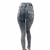 Calça Jeans Preta com Lycra cintura alta ziper Skinny strech - comprar online