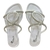 Rasteirinha papete flat stras brilhante casual confortavel - loja online