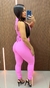Imagem do Conjunto Top E Calça Feminino 3d Tecido Canelado Blogueira Sal e Pimenta