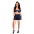 Conjunto Feminino Short E Cropped De Alcinhas Sal e Pimenta