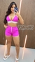 Conjunto Top Cropped e Short Letreiro Feminino Sal e Pimenta - loja online
